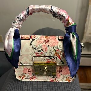 ALDO Mini Top Handle / Crossbody with Floral Print